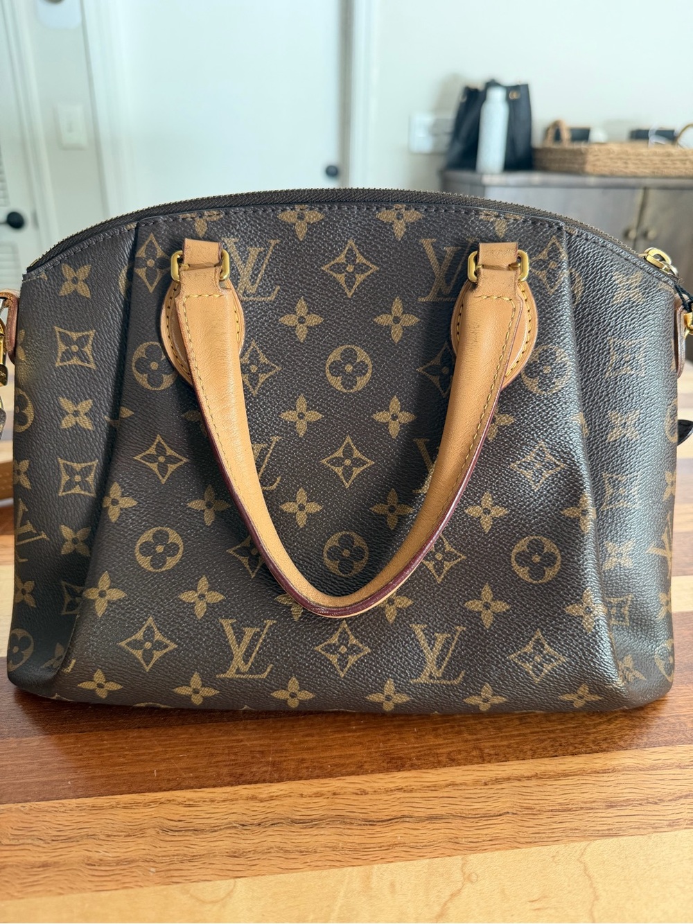 Louis Vuitton Rivoli Monogram Coated Canvas Brown and Tan - Picture 9 of 16